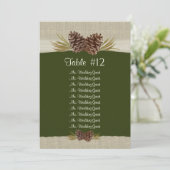 ウッドランド結婚・パインズ座席計画 招待状 (スタンド正面)