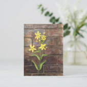 ウッドランド絵画ヒマワリ ポストカード (スタンド正面)