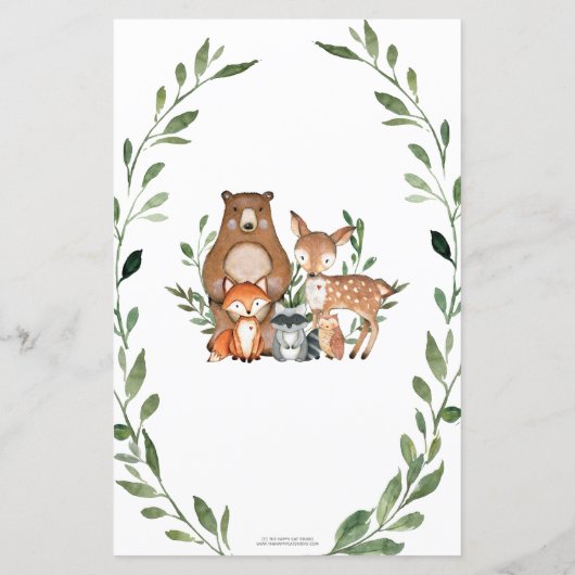 ウッドランド緑の推測の右の価格シャワーゲーム (裏面)