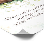 ウッドランド緑ベビーシャワーおしゃぶり狩りゲーム ポスター (角)