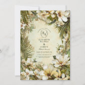 ウッドランド緑結婚植物園 招待状 (正面)