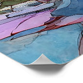 ウッドランド自然ウォールデコールフォレストウォールアートプリント ポスター (角)