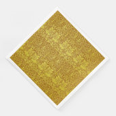 ウッドランド葉金ゴールドラビットウィリアムモリスパターン (コーナー)