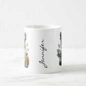 ウッドランド蝶とキツネマグ コーヒーマグカップ (中央)