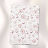 ウッドランド蝶&ハートフェアリー最初の誕生日 招待状