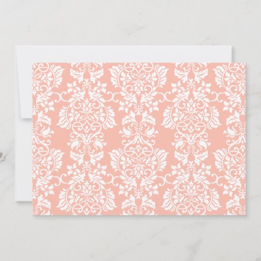 ウッドランド表現ベイビーシャワー 招待状 (裏面)