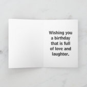 ウッドランド誕生日パーティー カード (内部)