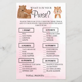 ウッドランド財布の中に何が入っているのシャワーゲームカード チラシ