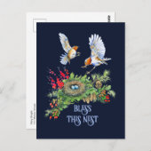 ウッドランド賛美宝物本巣引っ越し祝いパーティー ポストカード (正面/裏面)