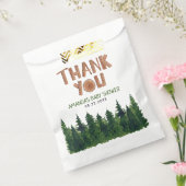 ウッドランド赤ちゃんシャワーありがとう フェイバーバッグ (封をした状態)