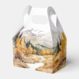 ウッドランド赤ちゃんシャワーお気に入りボックス素朴フォレストボーイ フェイバーボックス