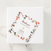 ウッドランド赤ちゃんシャワーかわいい森ありがとう秋 フェイバータグ (インサイチュ)