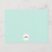 ウッドランド赤ちゃんシャワーアドバイスカード アドバイスカード (裏面)