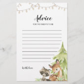 ウッドランド赤ちゃんシャワーアドバイス (正面)