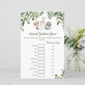 ウッドランド赤ちゃんシャワーゲーム – 動物の妊娠ゲーム (スタンド正面)