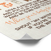 ウッドランド赤ちゃんシャワーゲーム – 私の水が壊れたポスター ポスター (角)