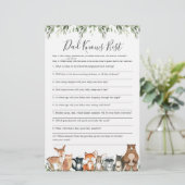 ウッドランド赤ちゃんシャワーパパがゲーム最高のを知っている (スタンド正面)