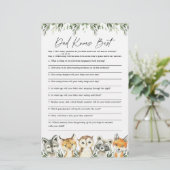 ウッドランド赤ちゃんシャワーパパがゲーム最高のを知っている (スタンド正面)