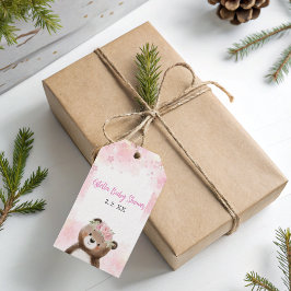 ウッドランド赤ちゃんシャワーフローラプレゼントラベル ギフトタグ