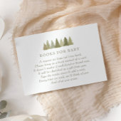 ウッドランド赤ちゃんシャワーベビー本 エンクロージャーカード