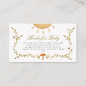 ウッドランド赤ちゃんシャワーベビー エンクロージャーカード (正面)