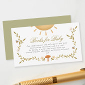 ウッドランド赤ちゃんシャワーベビー エンクロージャーカード