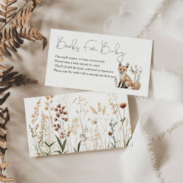 ウッドランド赤ちゃんシャワーベビー エンクロージャーカード