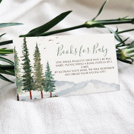 ウッドランド赤ちゃんシャワー予約リクエスト エンクロージャーカード