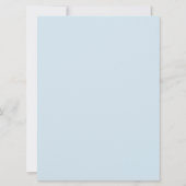 ウッドランド赤ちゃんシャワー招待状 – 森林動物 招待状 (裏面)