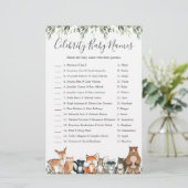 ウッドランド赤ちゃんシャワー有名人赤ちゃんネームゲーム (スタンド正面)