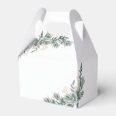 ウッドランド赤ちゃんシャワー森林動物愛護箱 フェイバーボックス (裏面サイド)