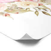 ウッドランド赤ちゃんシャワー歓迎サイン ポスター (角)