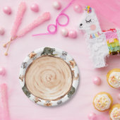 ウッドランド赤ちゃんシャワー男の子よ!ワイルドワン誕生日 ペーパープレート (パーティー)