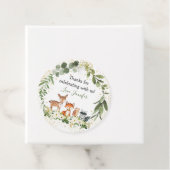 ウッドランド赤ちゃんシャワー緑の森林動物 フェイバータグ (インサイチュ)