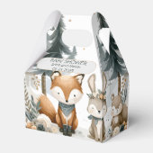 ウッドランド赤ちゃんシャワー フェイバーボックス (裏面サイド)