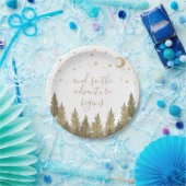 ウッドランド赤ちゃんシャワー ペーパープレート (パーティー)