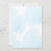 ウッドランド赤ちゃんシャワー 招待状 (裏面)