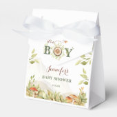 ウッドランド赤ちゃん素朴シャワーマッシュルーム緑の少年 フェイバーボックス (正面サイド)