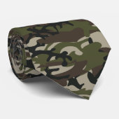 ウッドランド迷彩柄軍隊 ネクタイ (ロール)