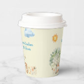 ウッドランド野生動物動物ベビーシャワー紙カップ 紙コップ (右)