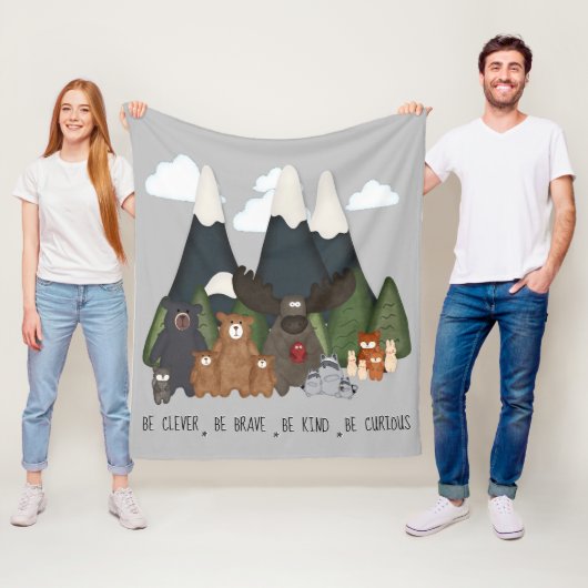 ウッドランド野生生物の友人 フリースブランケット (インサイチュ)