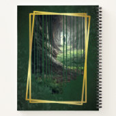 ウッドランド金ゴールド ノートブック (裏面)