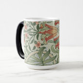 ウッドランド雑草ジョンデアールヴィンテージ花葉 モーフィングマグカップ (正面左)