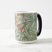 ウッドランド雑草ジョンデアールヴィンテージ花葉 モーフィングマグカップ (正面右)