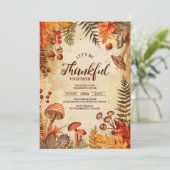 ウッドランド離れハーベストサンクスギビング 招待状 (スタンド正面)