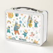 ウッドランド音楽バンド メタルランチボックス (裏面)