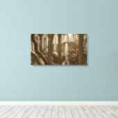 ウッドランド領域の概念 キャンバスプリント (インサイチュ (ウッドフロア))