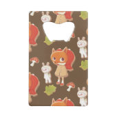 ウッドランド飾動物用クッキー クレジットカード栓抜き (裏面)