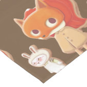 ウッドランド飾動物用クッキー ショートテーブルランナー (コーナー)