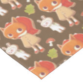 ウッドランド飾動物用クッキー テーブルクロス (アングル)